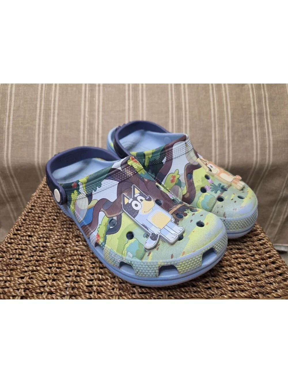 Crocs Unisex-Adult Bluey Classic Clogs Mens 6/Womens 8